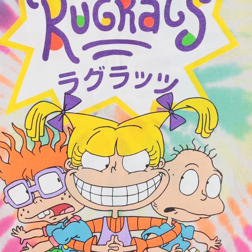 Camiseta Nickelodeon Hombres 90s Rugrats Reptar Arcoíris