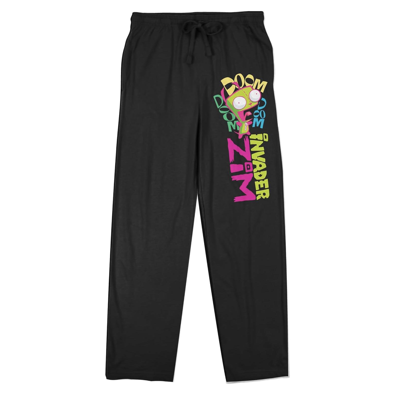 Pantalones de Pijama Mujer Invader Zim Doom Negro