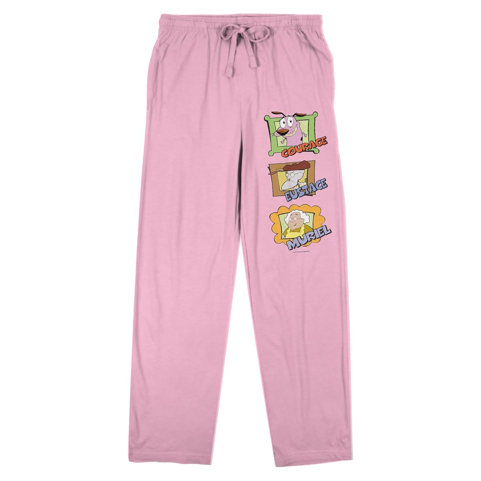 Pantalones de Pijama Rosa Mujer Courage The Cowardly Dog
