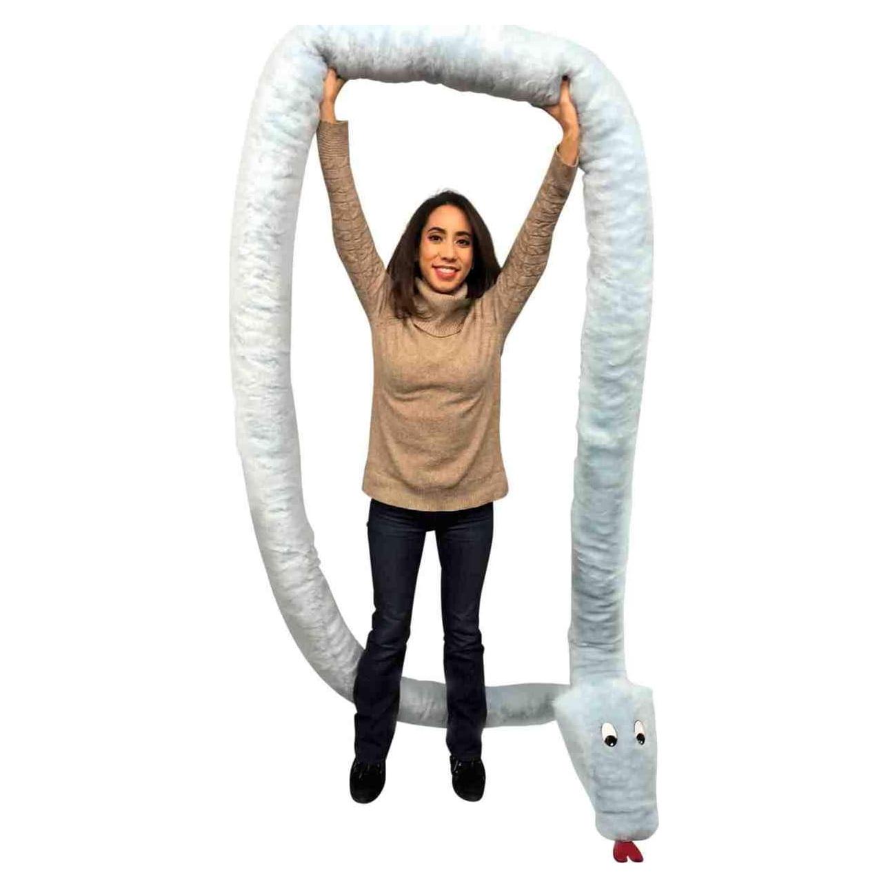 Serpiente de Peluche Gigante Big Plush 548.64 cm Azul