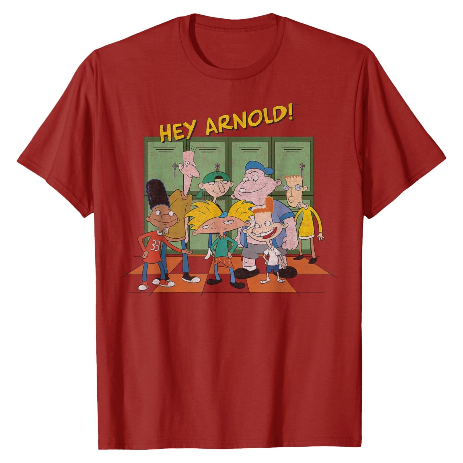 Camiseta oficial Nickelodeon Hey Arnold para hombres
