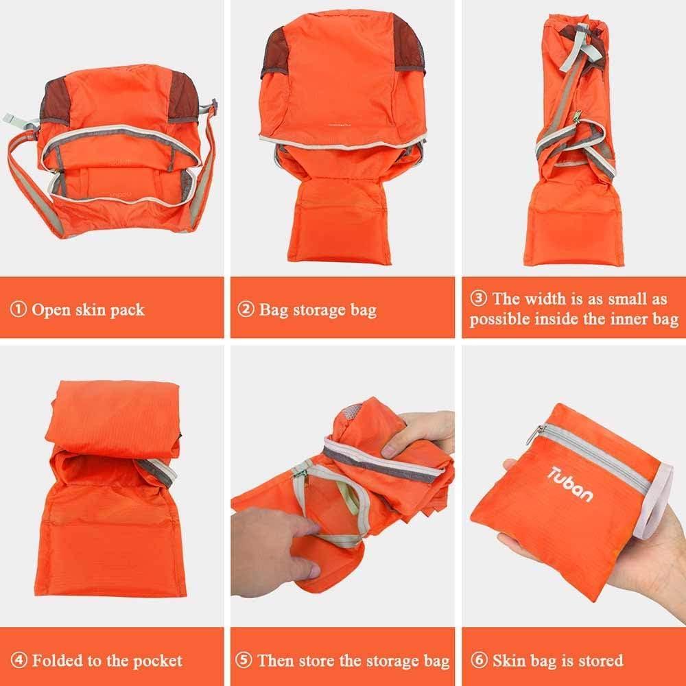 Mochila Plegable Resistente al Agua Tuban 18L Ultra Ligera