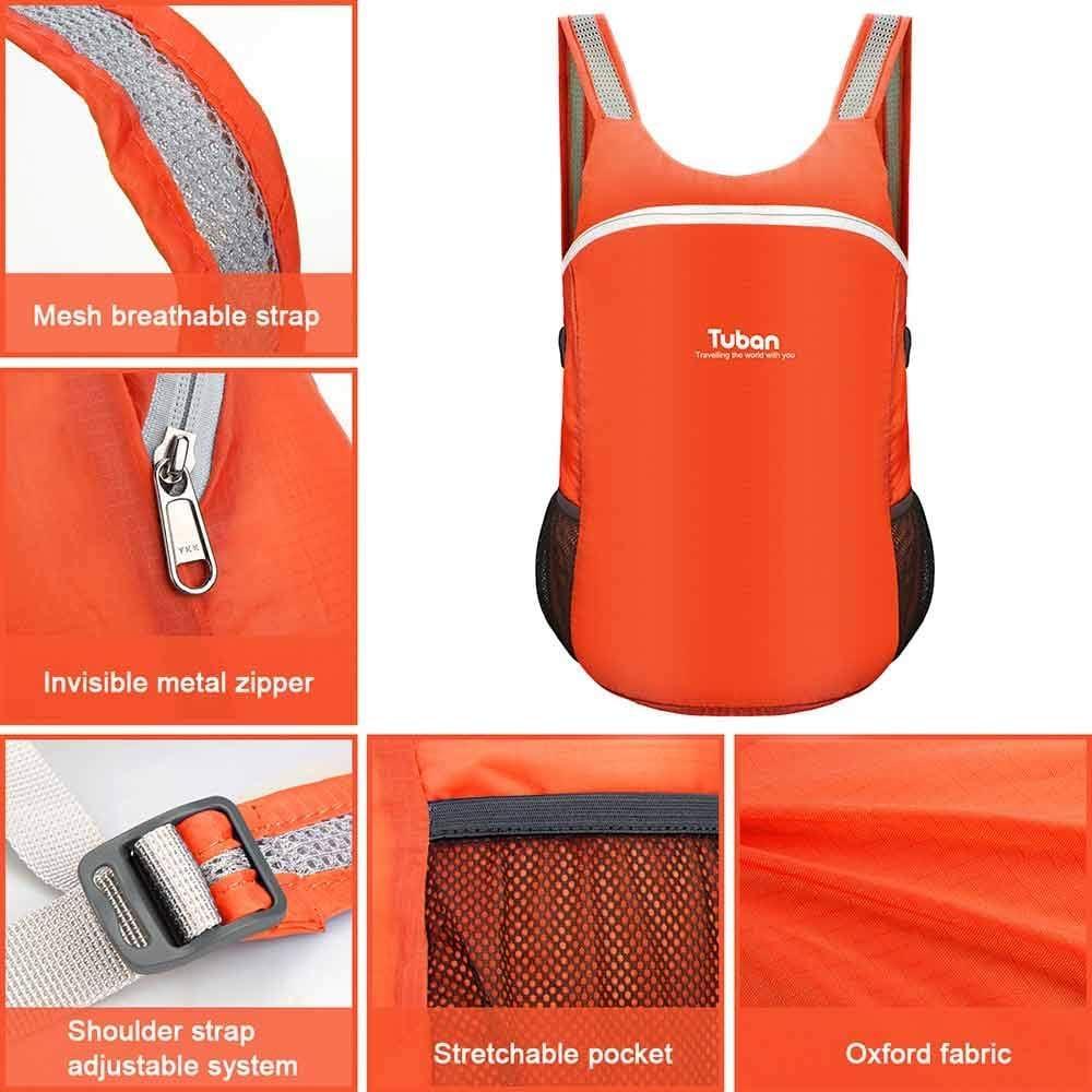 Mochila Plegable Resistente al Agua Tuban 18L Ultra Ligera