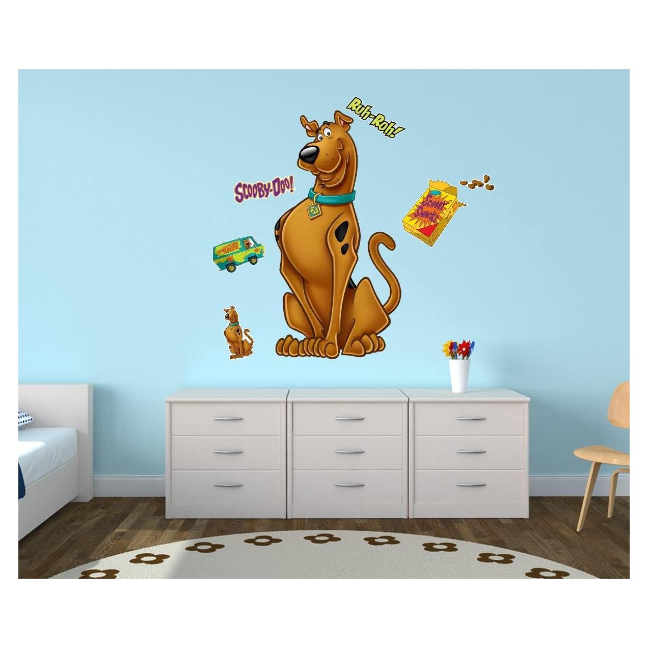 Set de Stickers de Pared Scooby-Doo - Vinilo Reutilizable