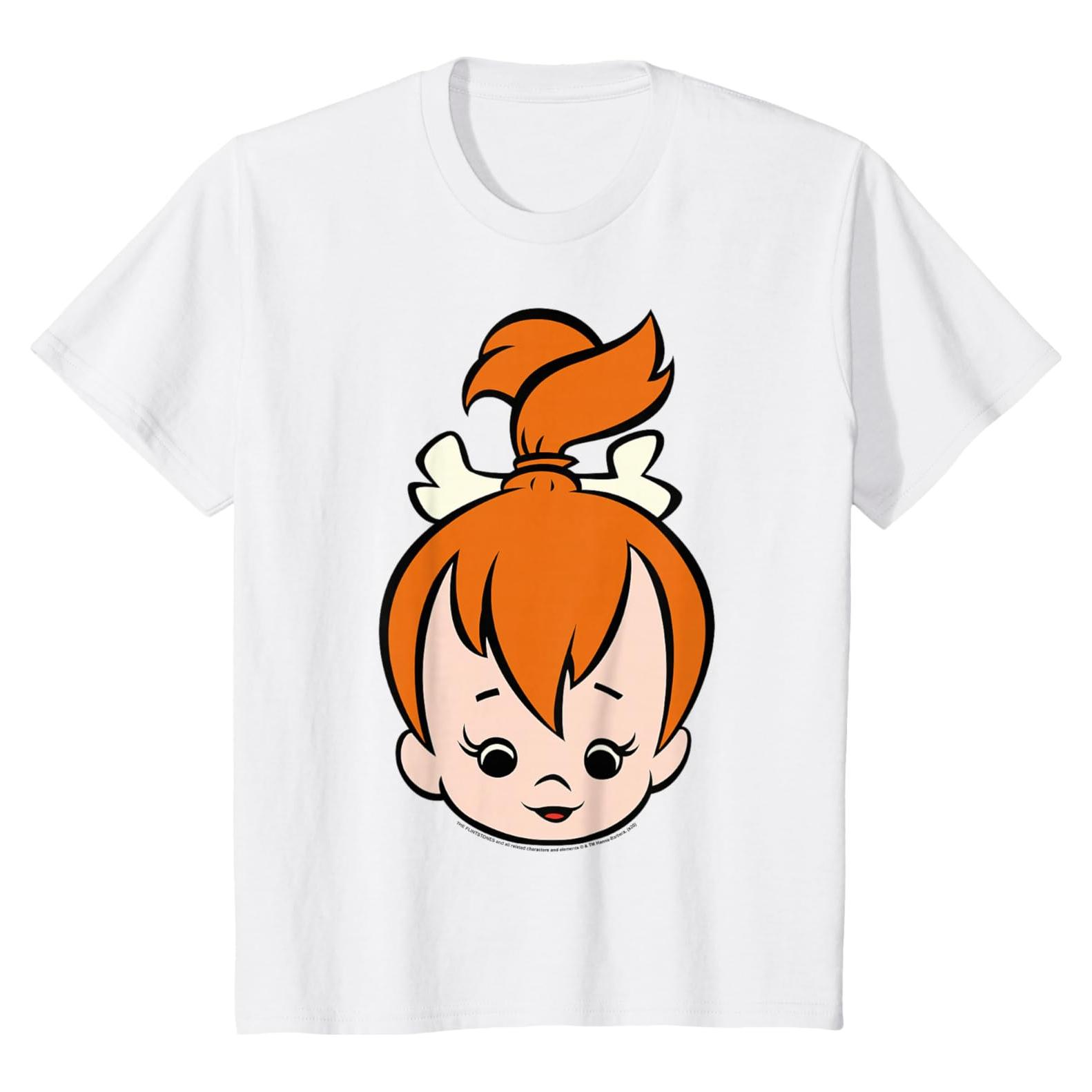 Camiseta de Los Picapiedra para Niños - Gran Cara de Pebbles