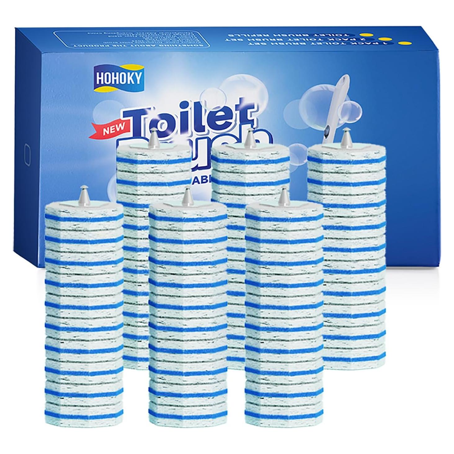 60 Recargas Desechables para Cepillo de Inodoro Hohoky