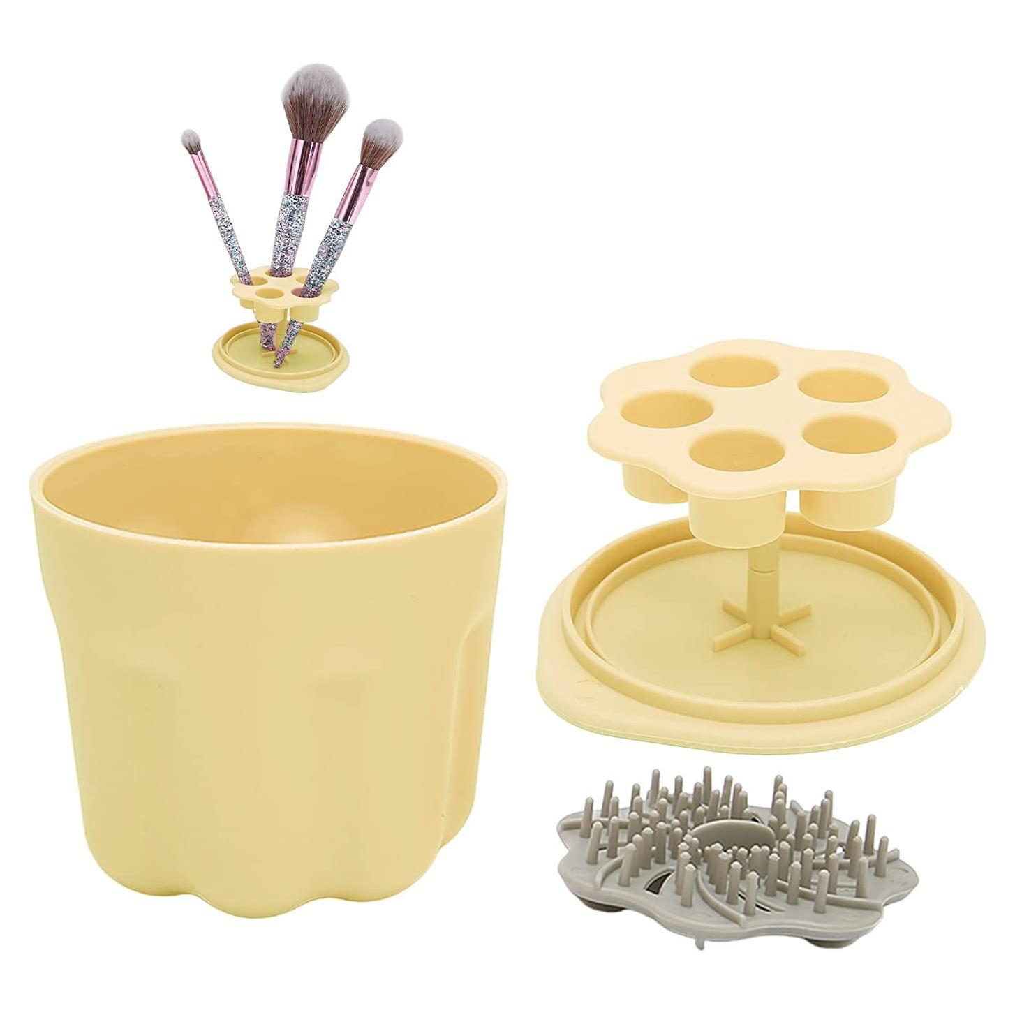 Kit de Limpieza y Secado de Brochas Waxxy Amarillo