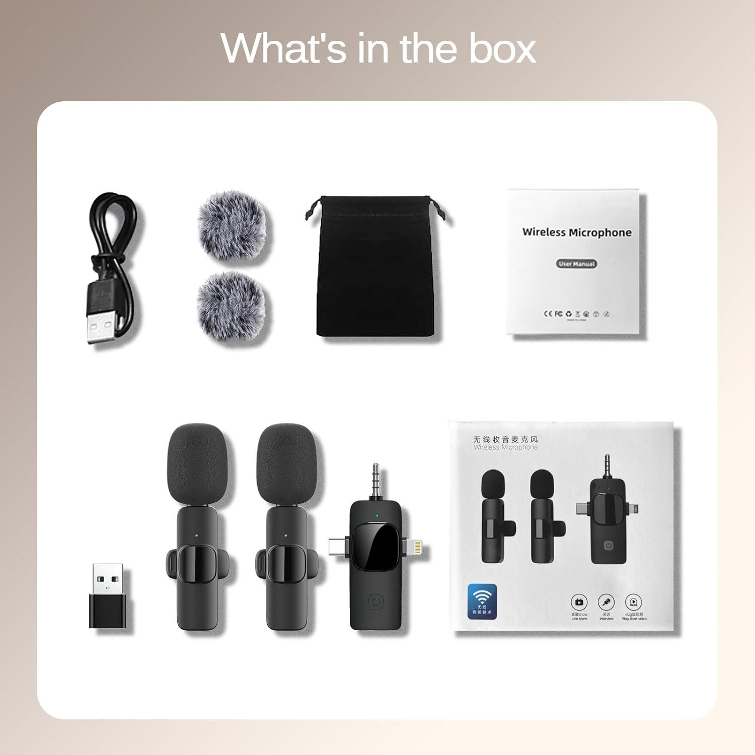 Micrófono Lavalier Inalámbrico Labstandard K9 para iPhone y iPad