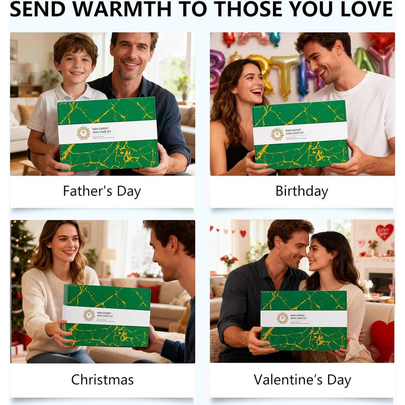 Set de Cuidado Facial para Hombres Rosa Acca 30 Piezas