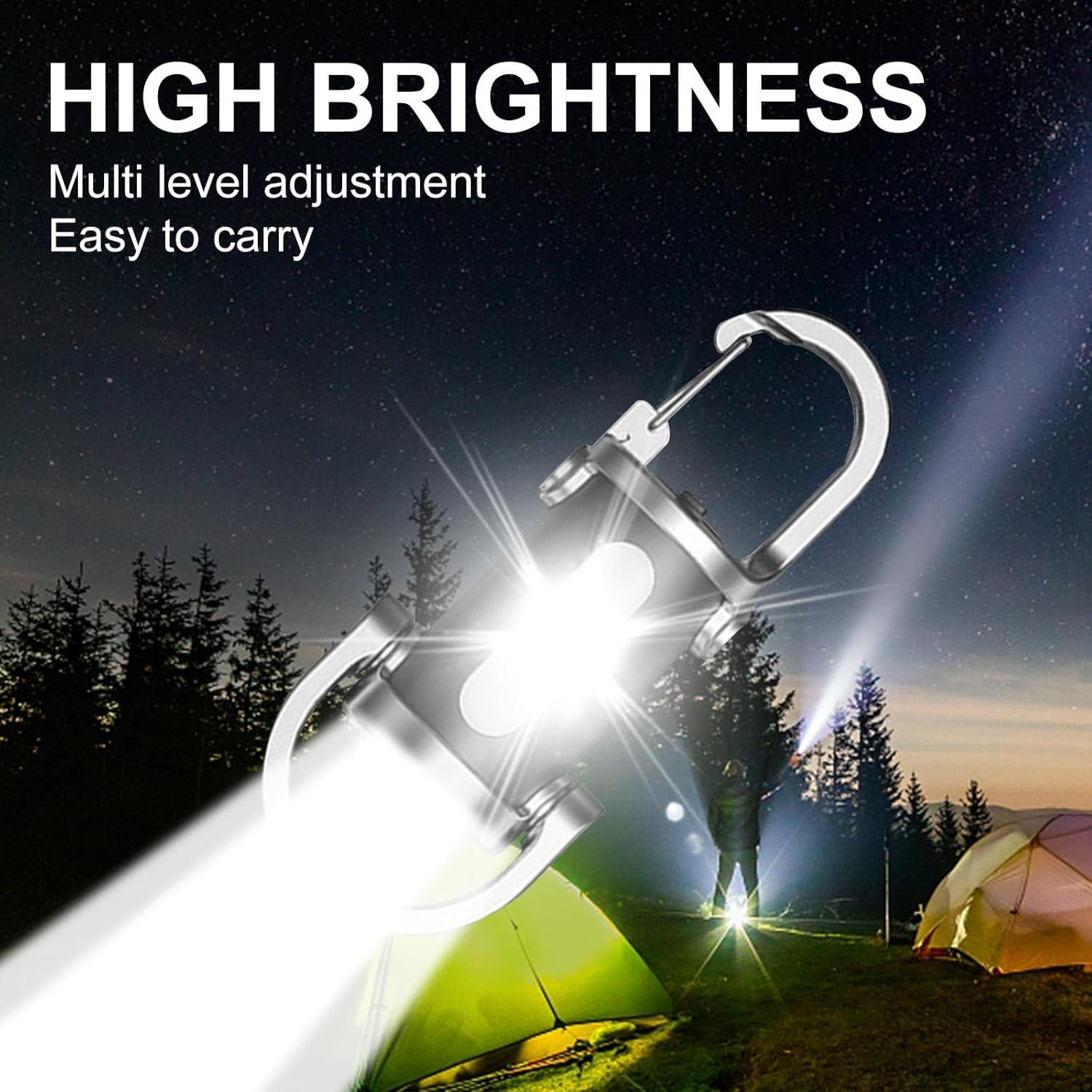 Paquete de 2 Linternas Mini Recargables Skywolfeye 350 Lúmenes