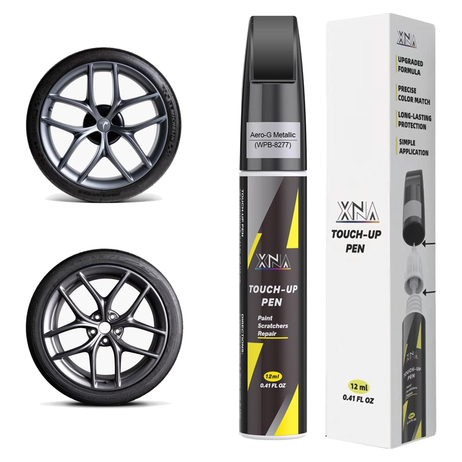 Pintura Retoque Llantas XNA Aero-G Metálico 12ml para Tesla