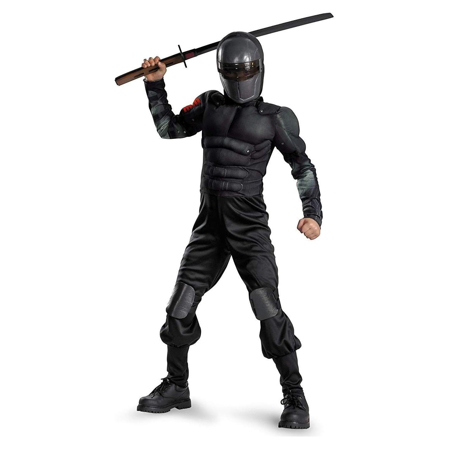 Disfraz G.I. Joe Snake Eyes Classic para Niños - Talla 4-12