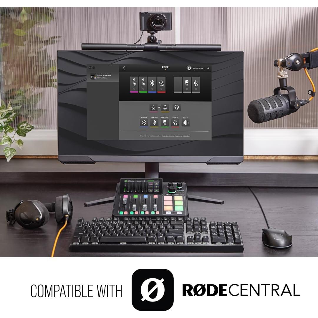 RØDECaster Duo - Estudio de Producción Todo-en-Uno Negro