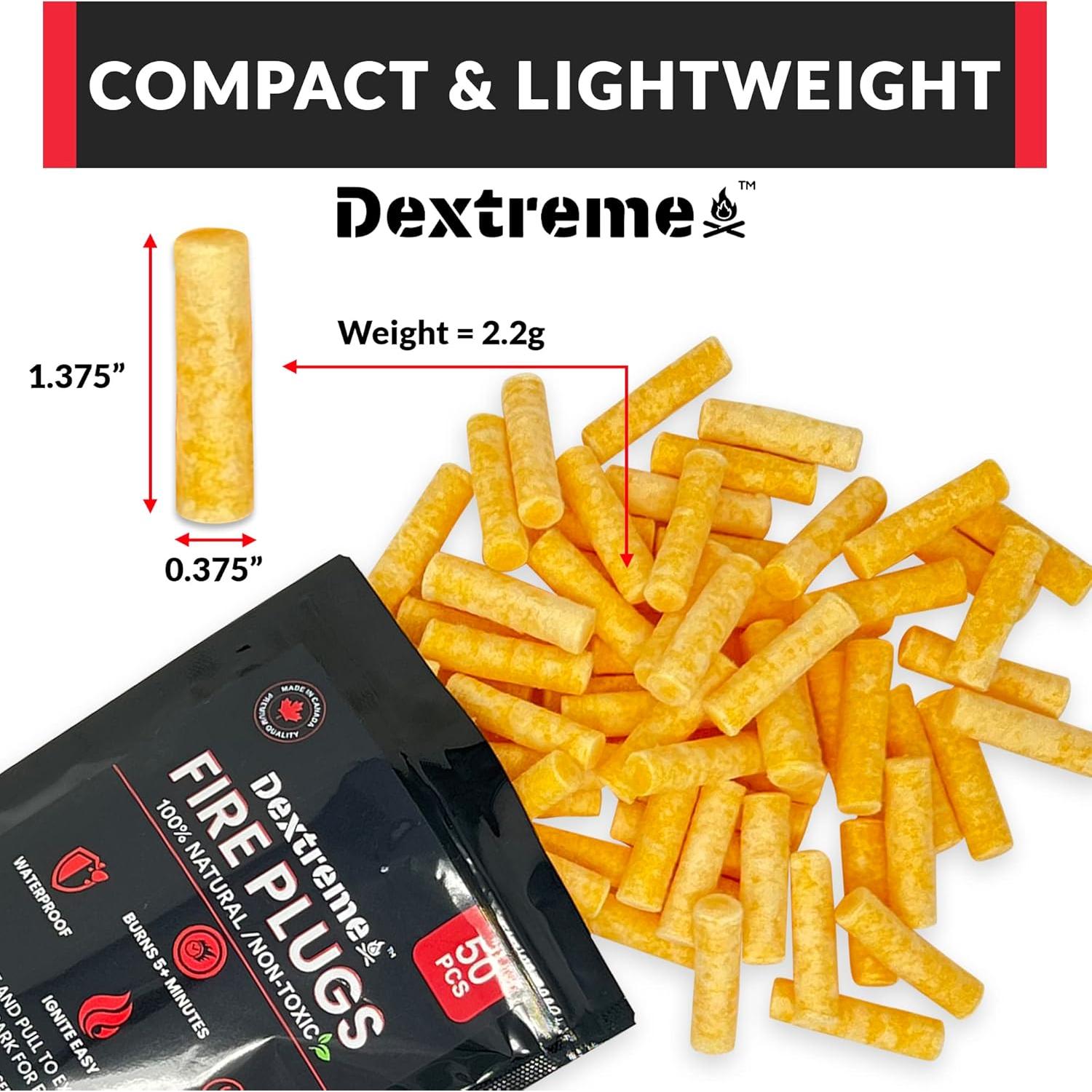 Tapones de Fuego Dextreme 50 Unidades Impermeables