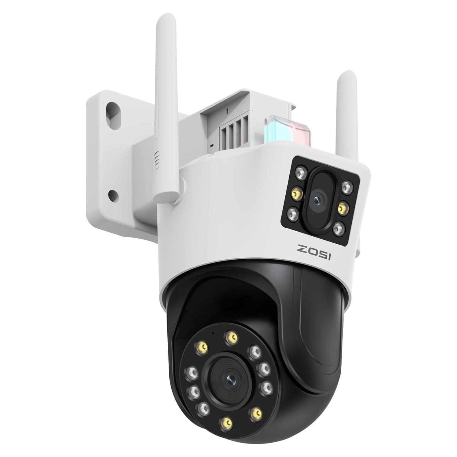 Cámara de Seguridad ZOSI C298 4MP Doble Lente WiFi 360°