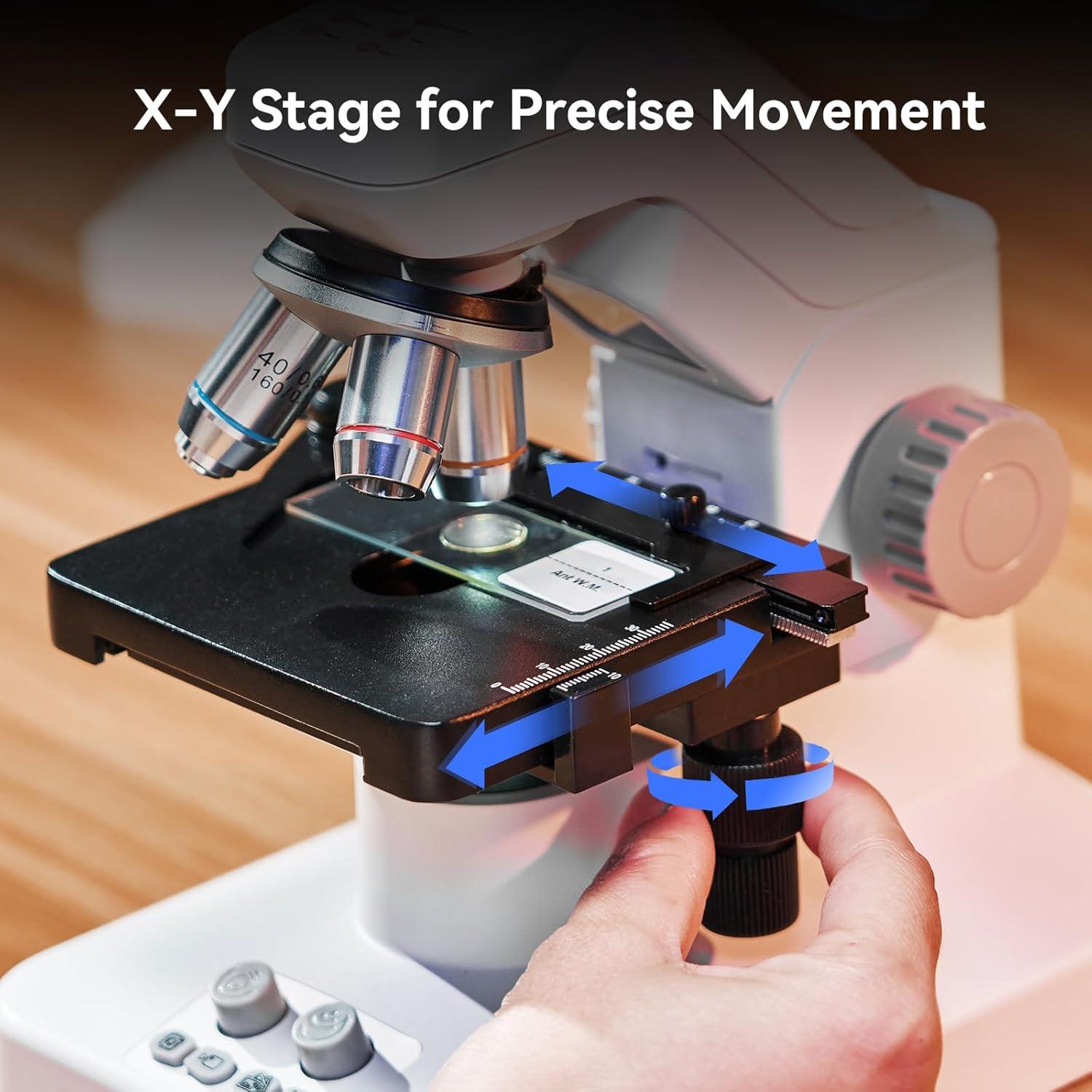 Microscopio Digital TOMLOV DM301 Max con Pantalla 7" y WiFi