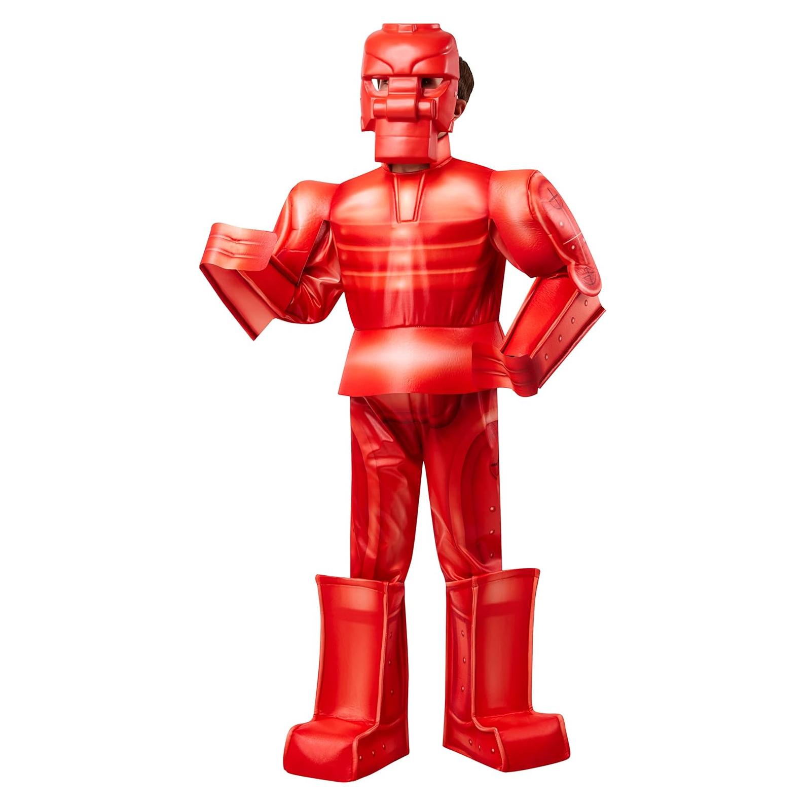 Disfraz Rubie's Rock 'Em Sock 'Em Robots Rojo Rocker Niños