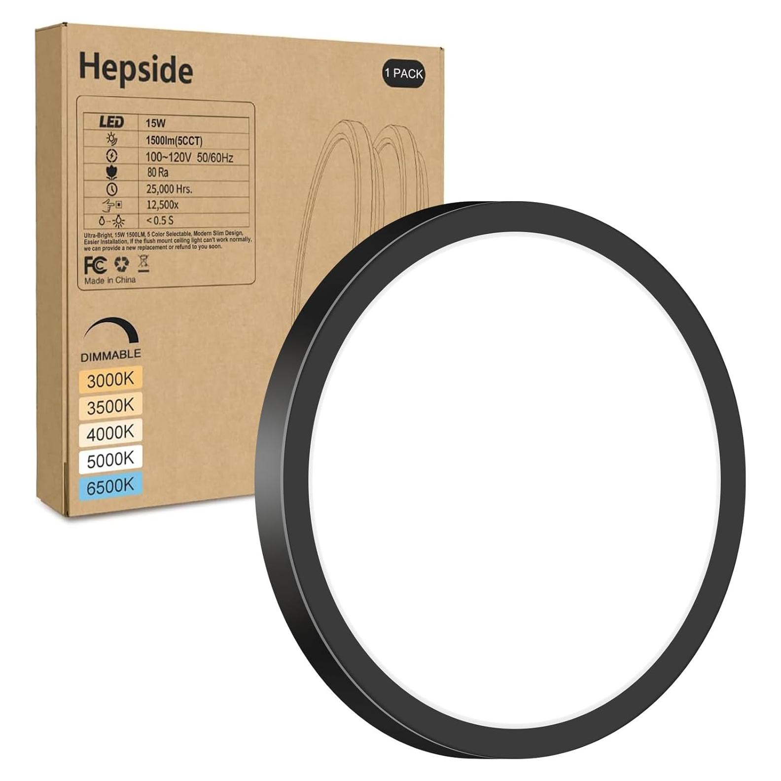 Lámpara de Techo LED Empotrada Hepside 18cm 15W Regulable 1500LM