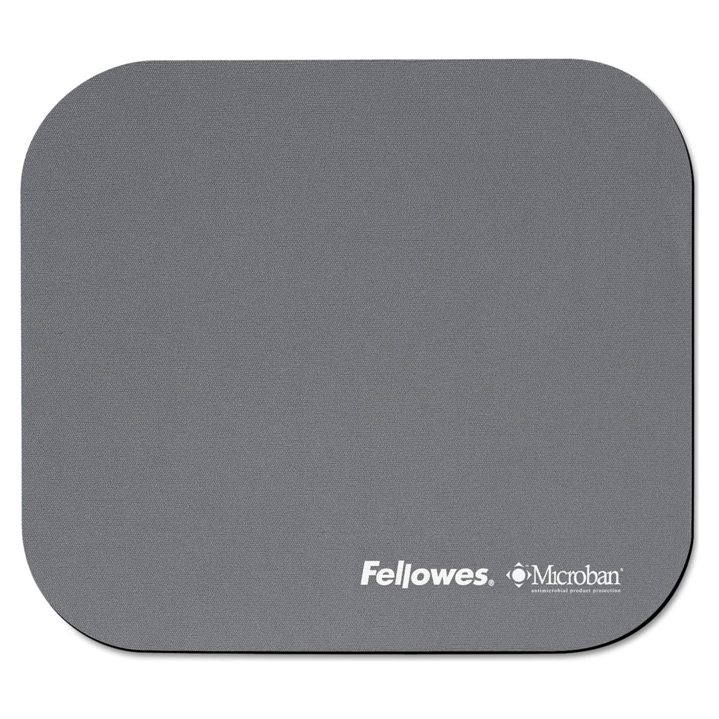 Alfombrilla de Ratón Fellowes Microban Grafito 22.86x19.05 cm