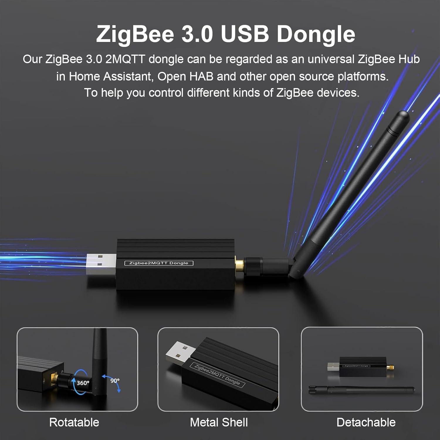Dongle ZigBee 3.0 Universal Molczov para Home Assistant