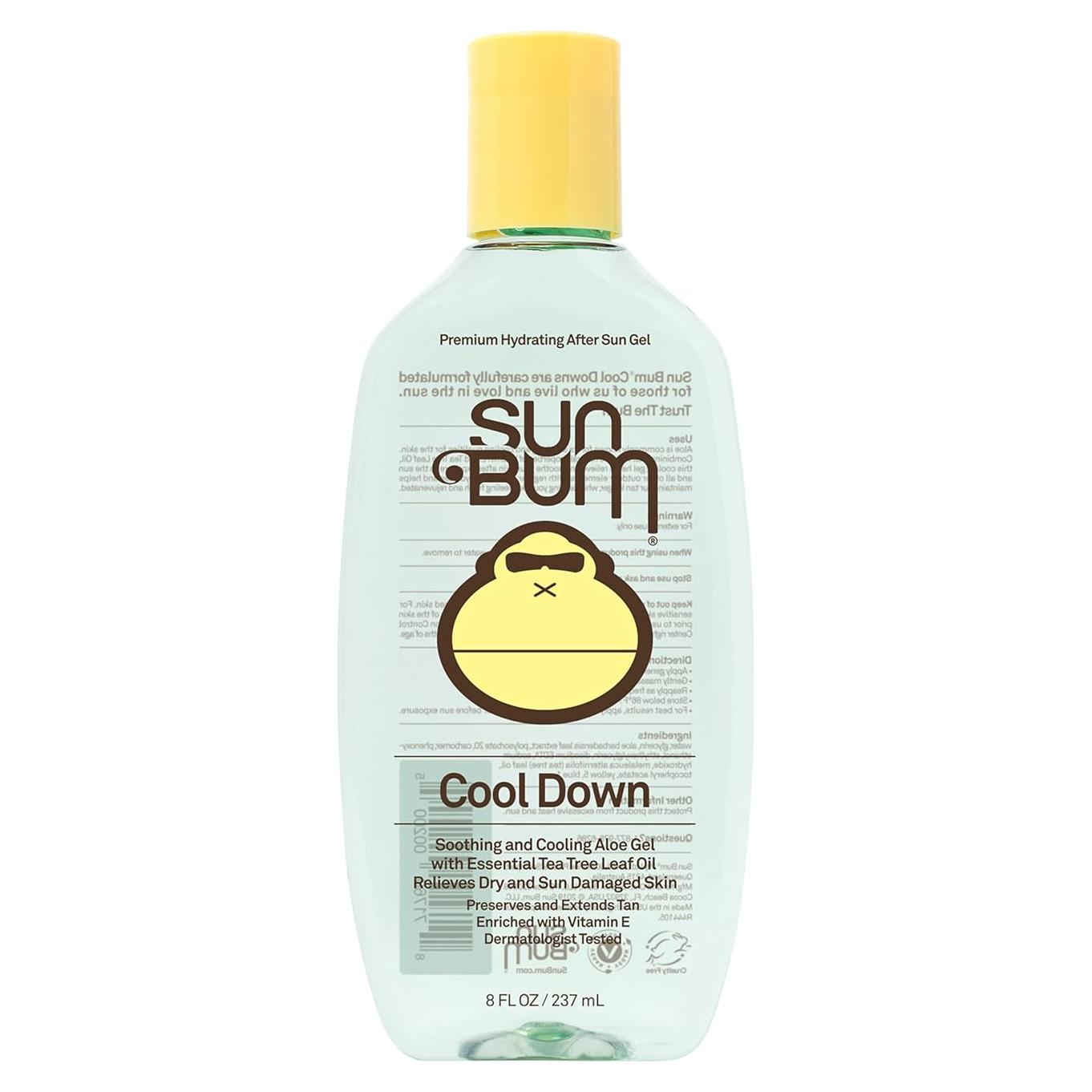Gel de Aloe Vera Cool Down Sun Bum 236.6 ml - Alivio Quemaduras