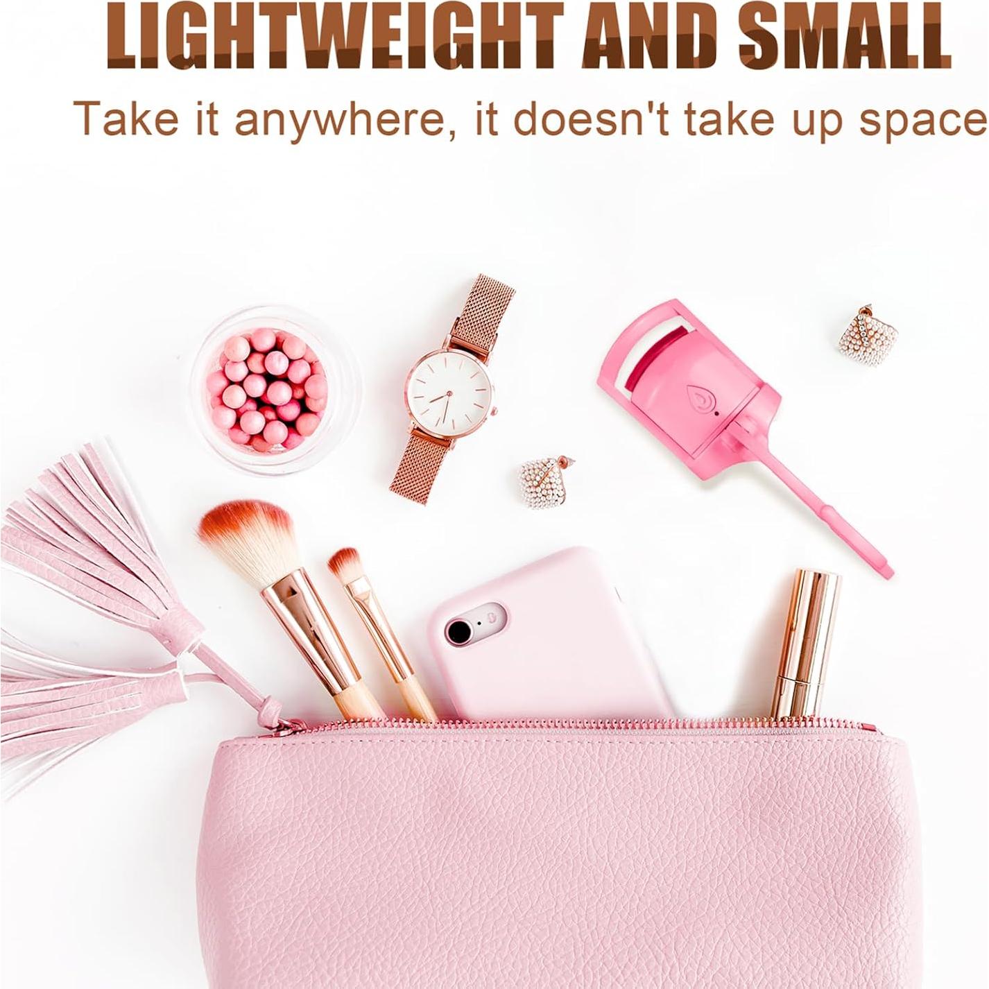 Rizador de Pestañas Calentado F BOMB Rosa L - 24H Duración