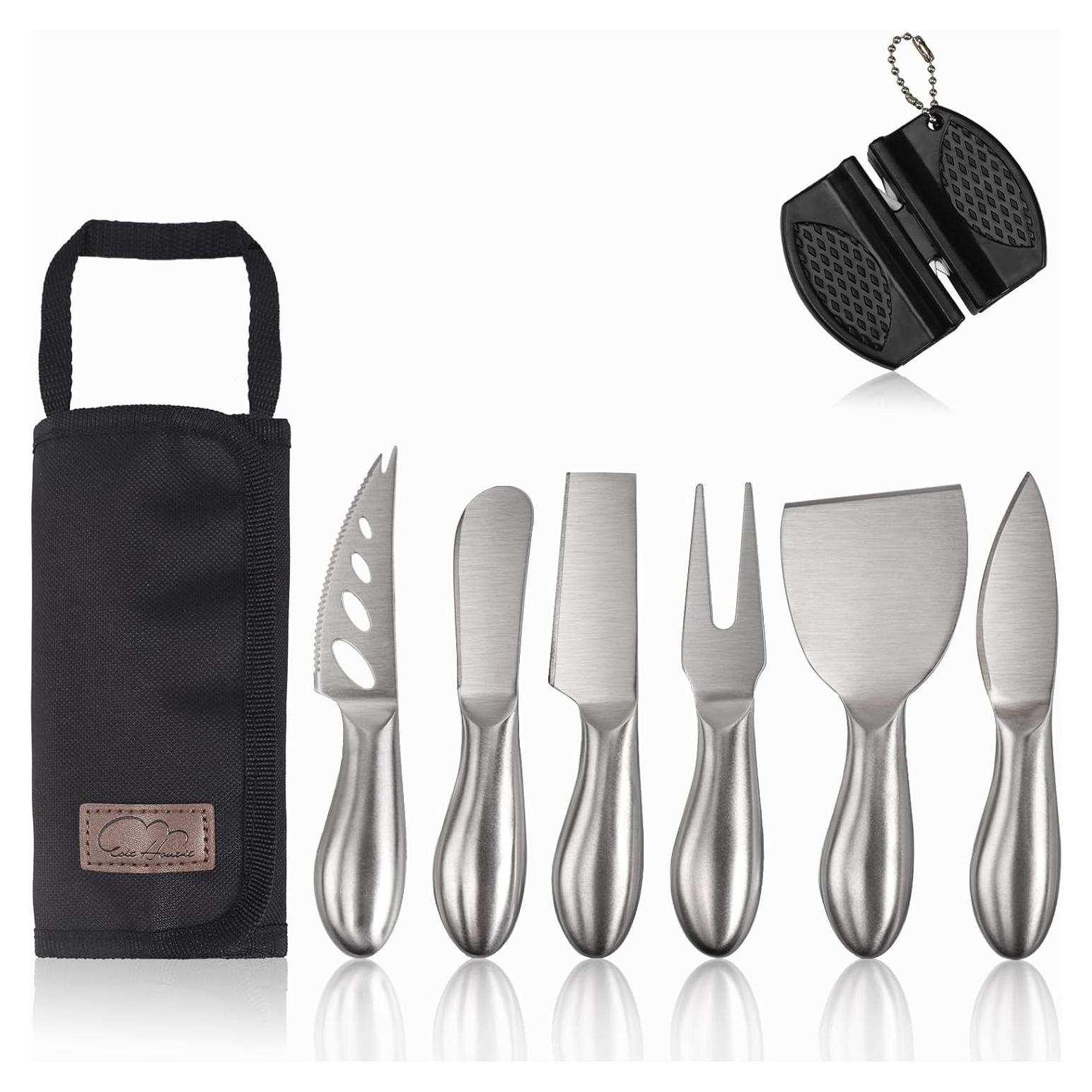 Juego de cuchillos de queso 6 piezas Esie Houzie acero inoxidable