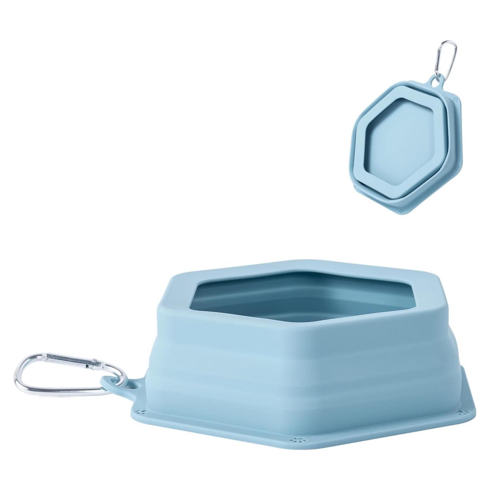 Cuenco de Viaje para Perros SLSON 700ml Plegable Sin Derrames