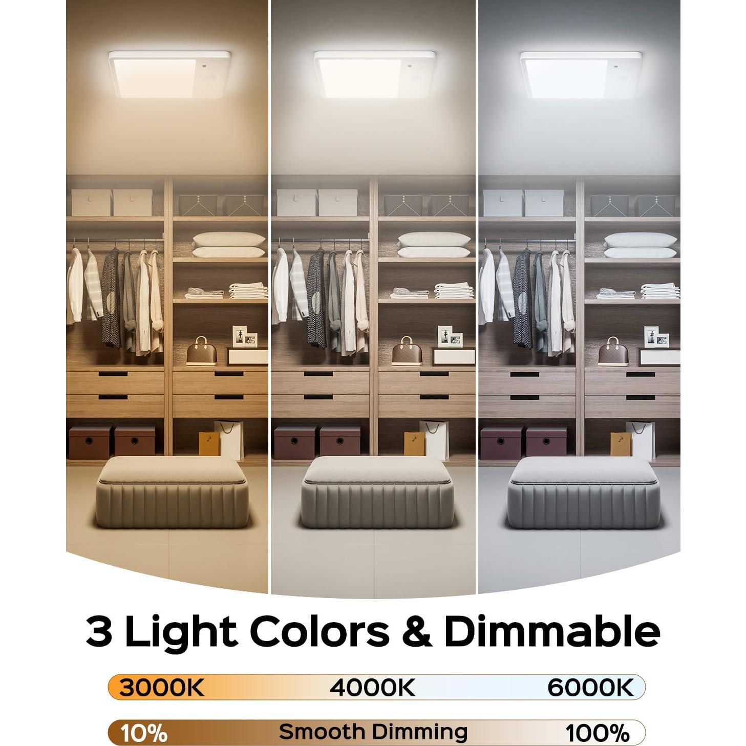 Luz de Techo Inalámbrica JACKYLED con Sensor de Movimiento 8000mAh