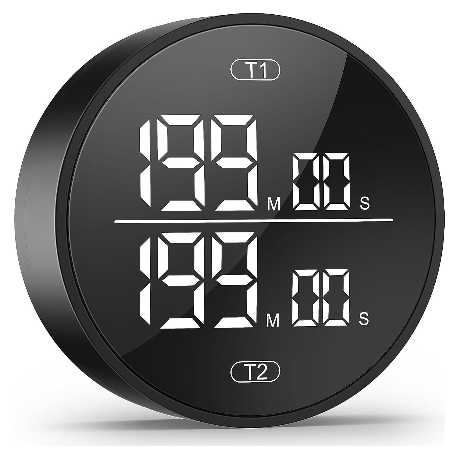 Temporizador Digital Doble HAUKINIX DK1010A Cocina 199 Min