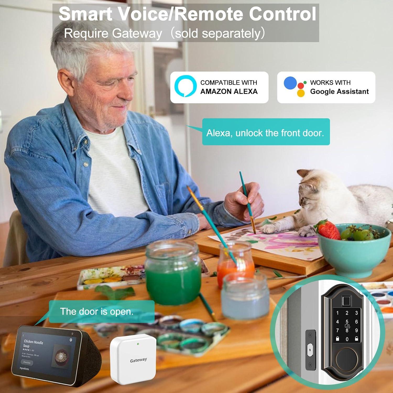 Cerradura Inteligente Narpult Smart con Huella Dactilar