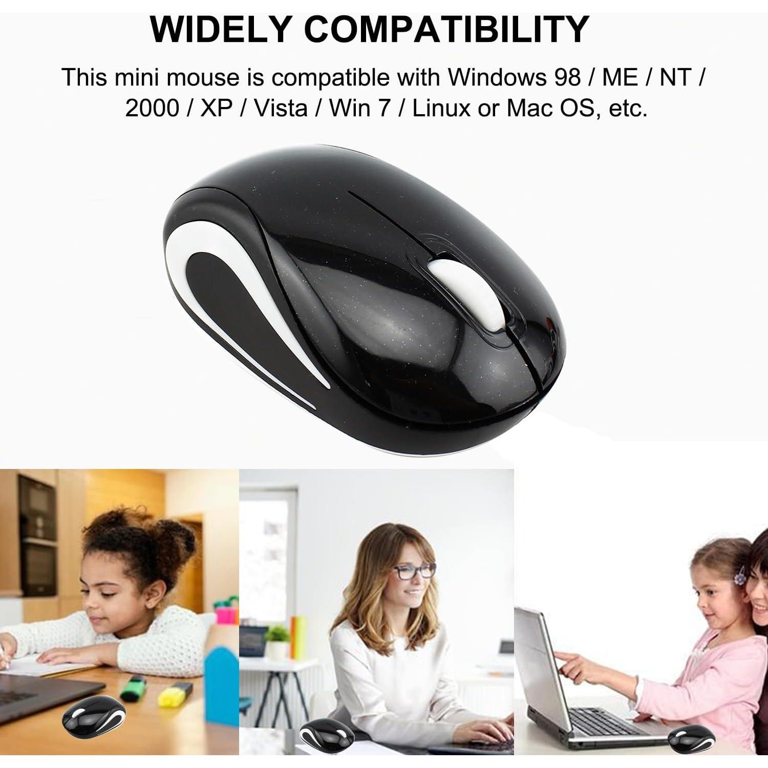 Ratón Inalámbrico Compacto GABONGUI Negro 1000 DPI USB