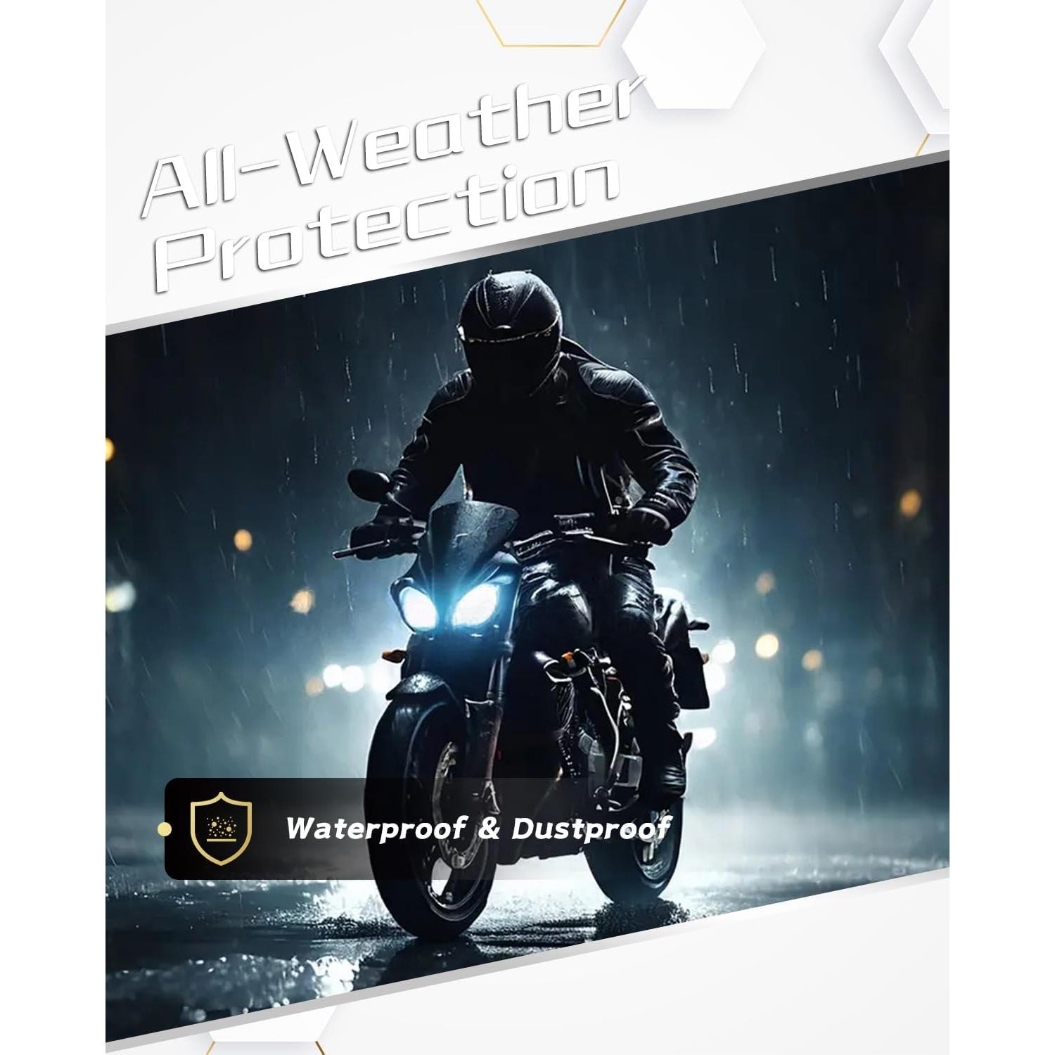 Botas de Horquilla Delantera YSMOTO para Motocicletas - Negro