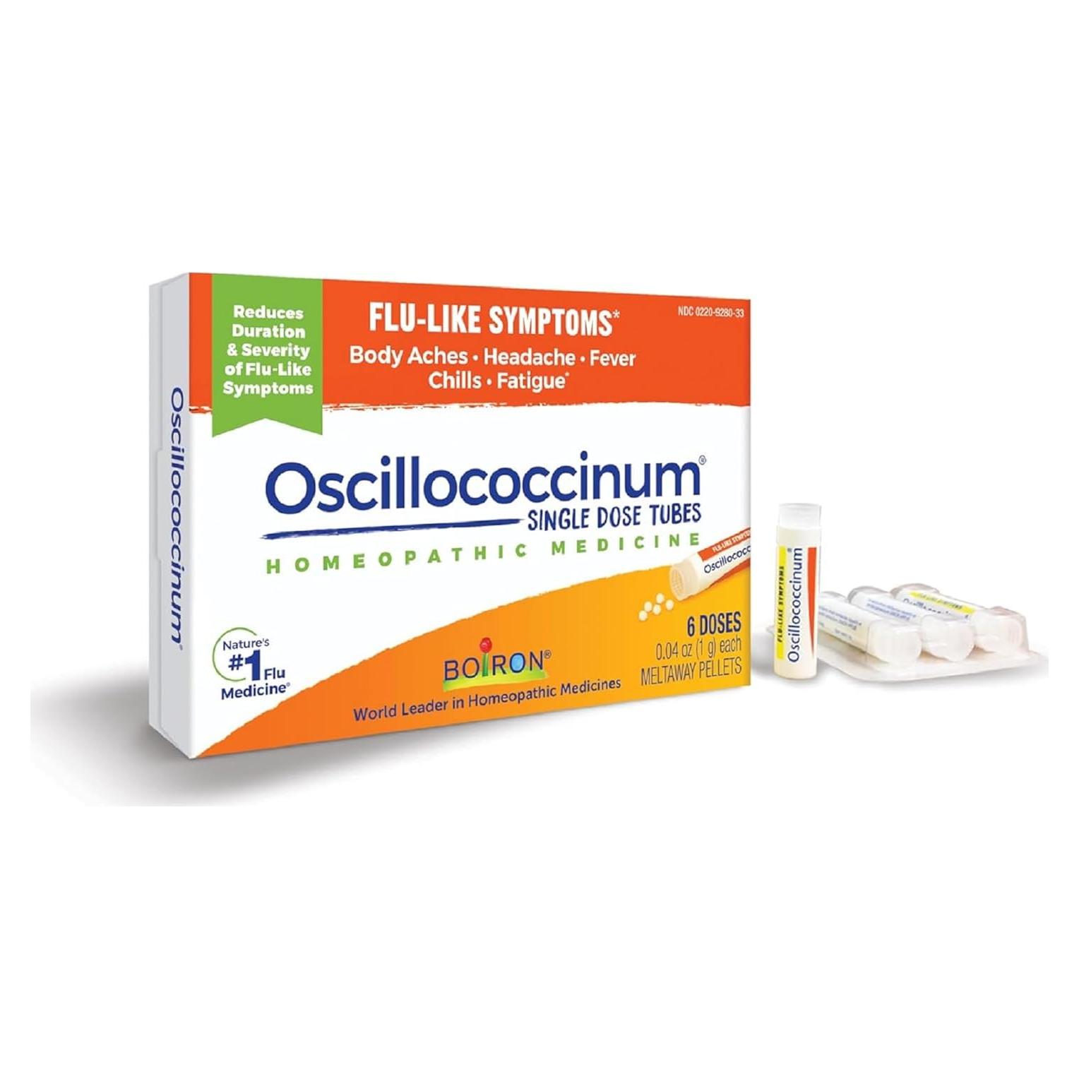 Oscillococcinum Boiron 6 Dosis - Alivio Homeopático Gripe