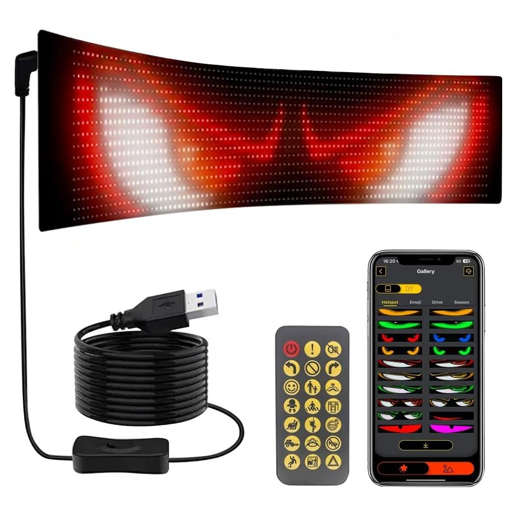 Luces Ojos Demonio WLOSDMW LED Flexible Control Remoto