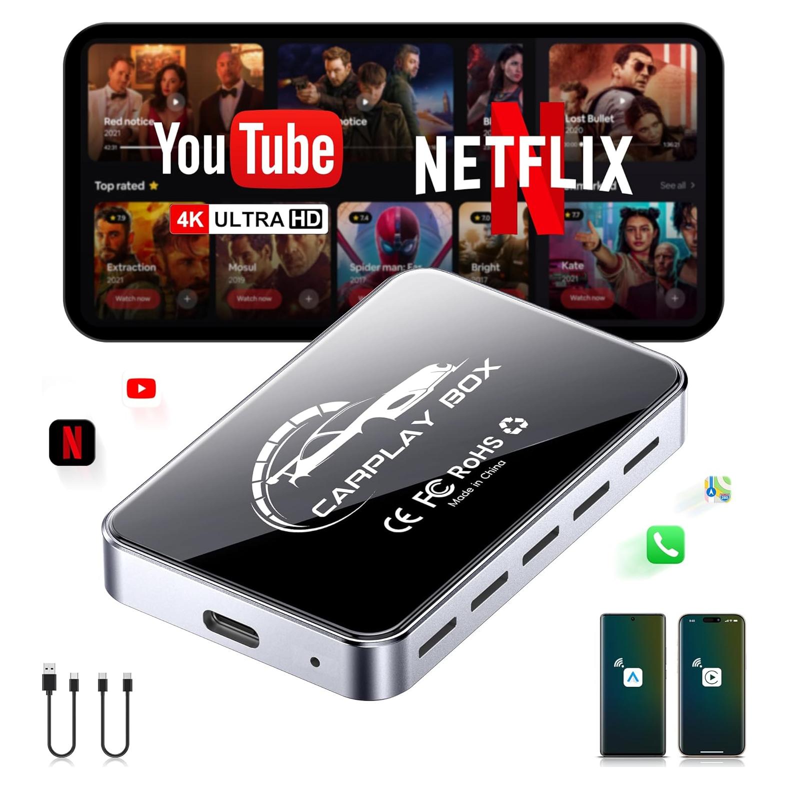 Adaptador Inalámbrico CarPlay FAIMEE T11 4GB RAM 32GB ROM