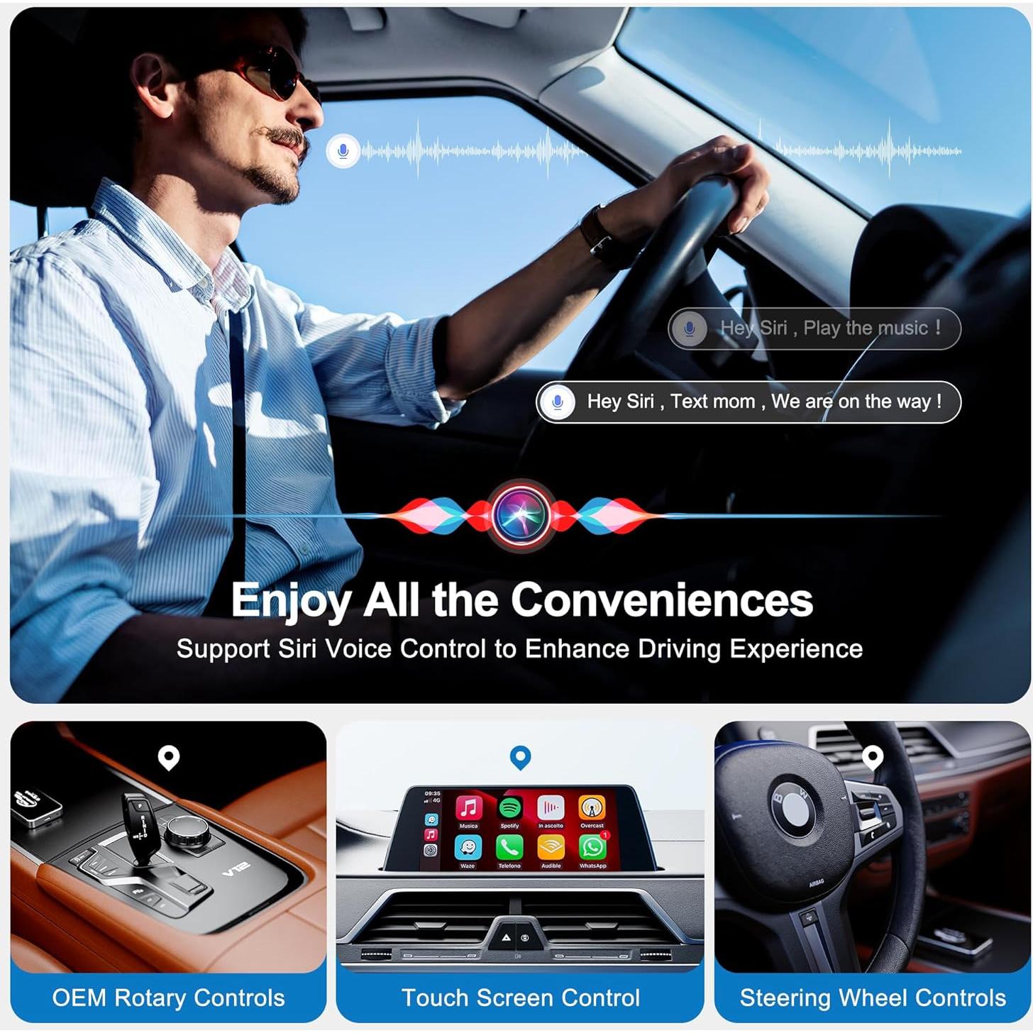 Adaptador Inalámbrico CarPlay FAIMEE T11 4GB RAM 32GB ROM