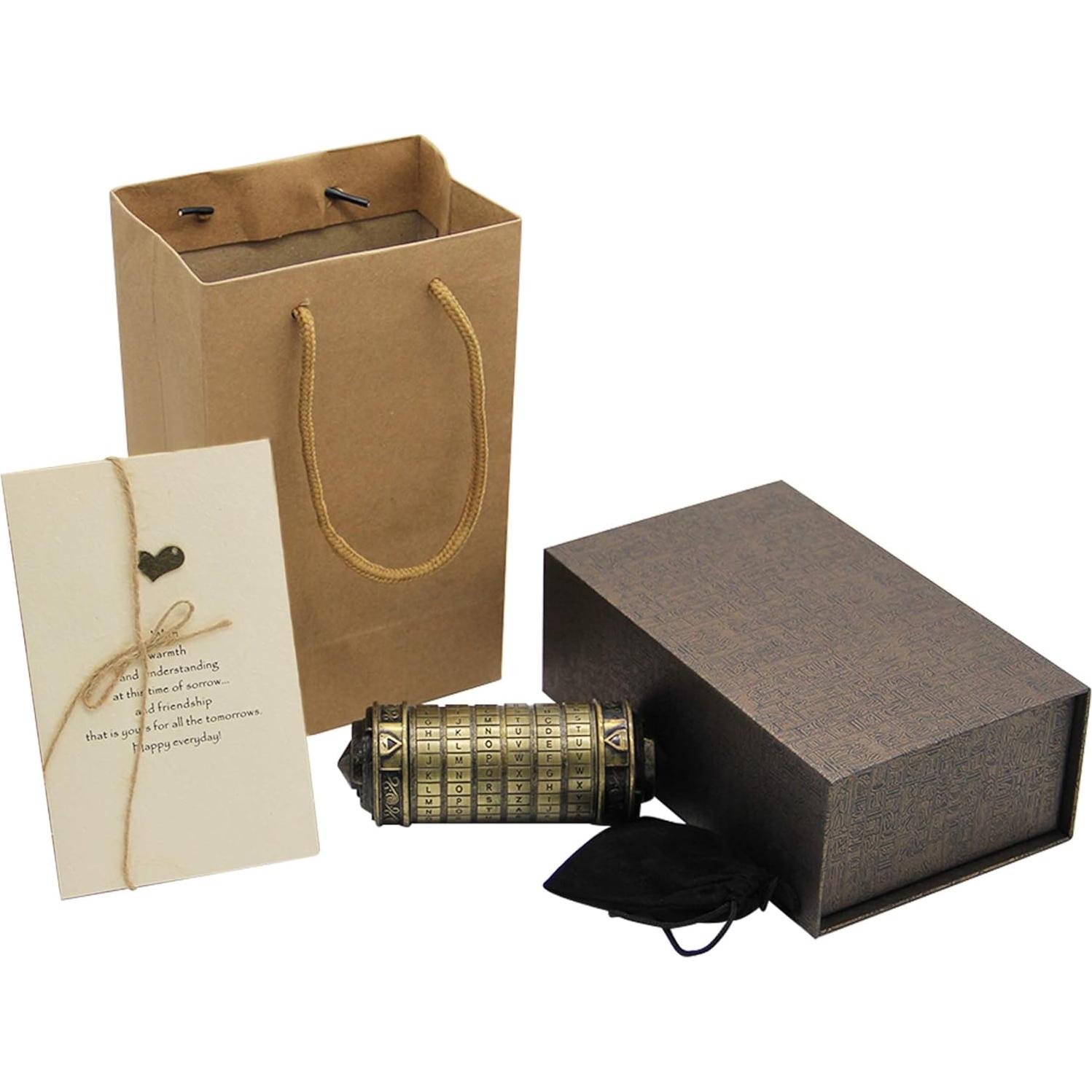 Cryptex Yofit Código Da Vinci Mini Caja Rompecabezas 15cm