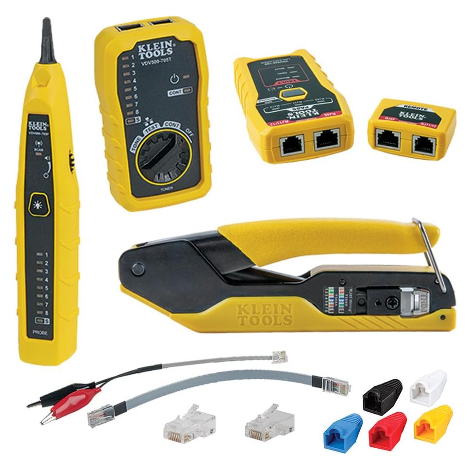 Kit de Prueba de Cable LAN Klein Tools 80085, 6 Piezas