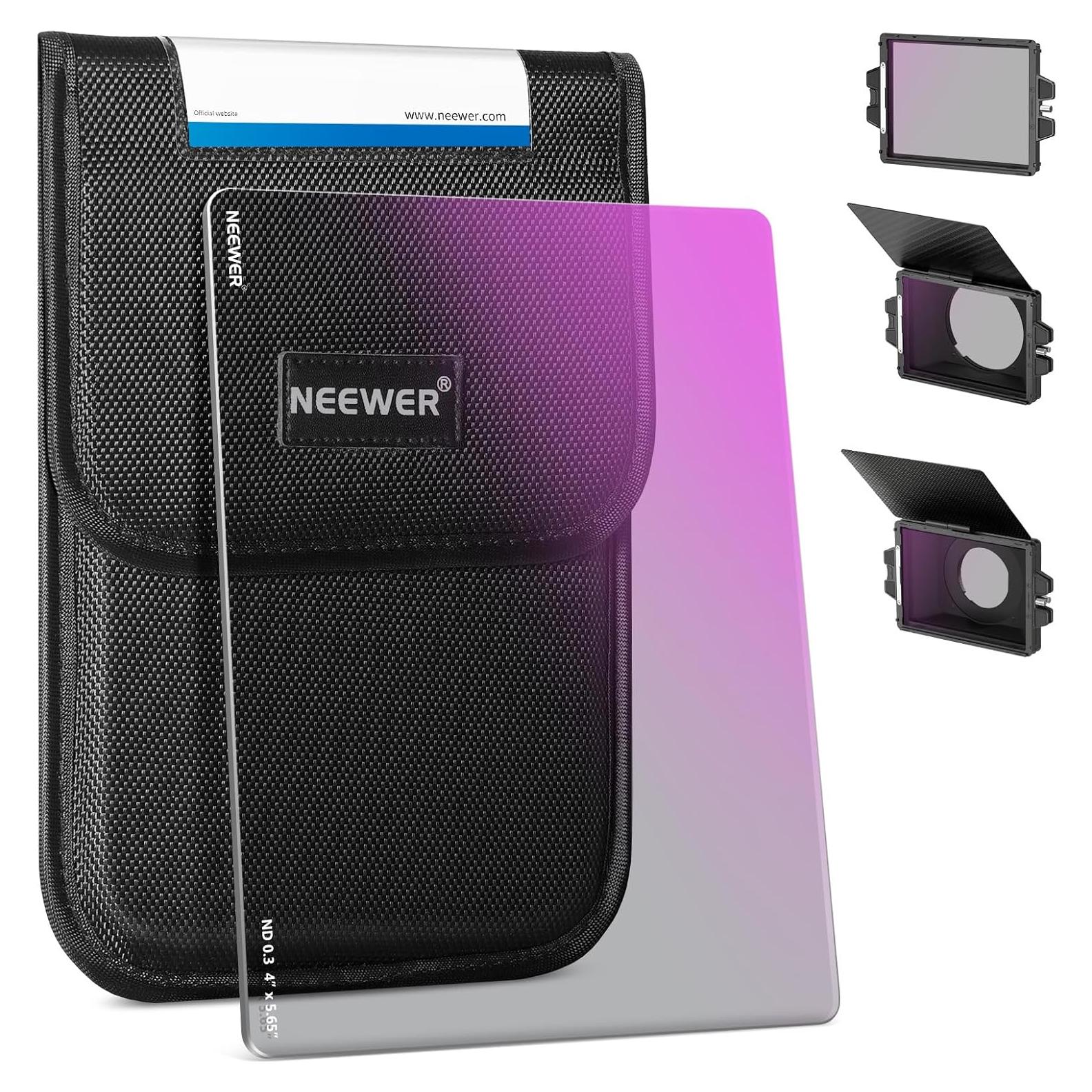 Filtro ND Cuadrado NEEWER ND0.3 10.16x14.29cm Doble Cara