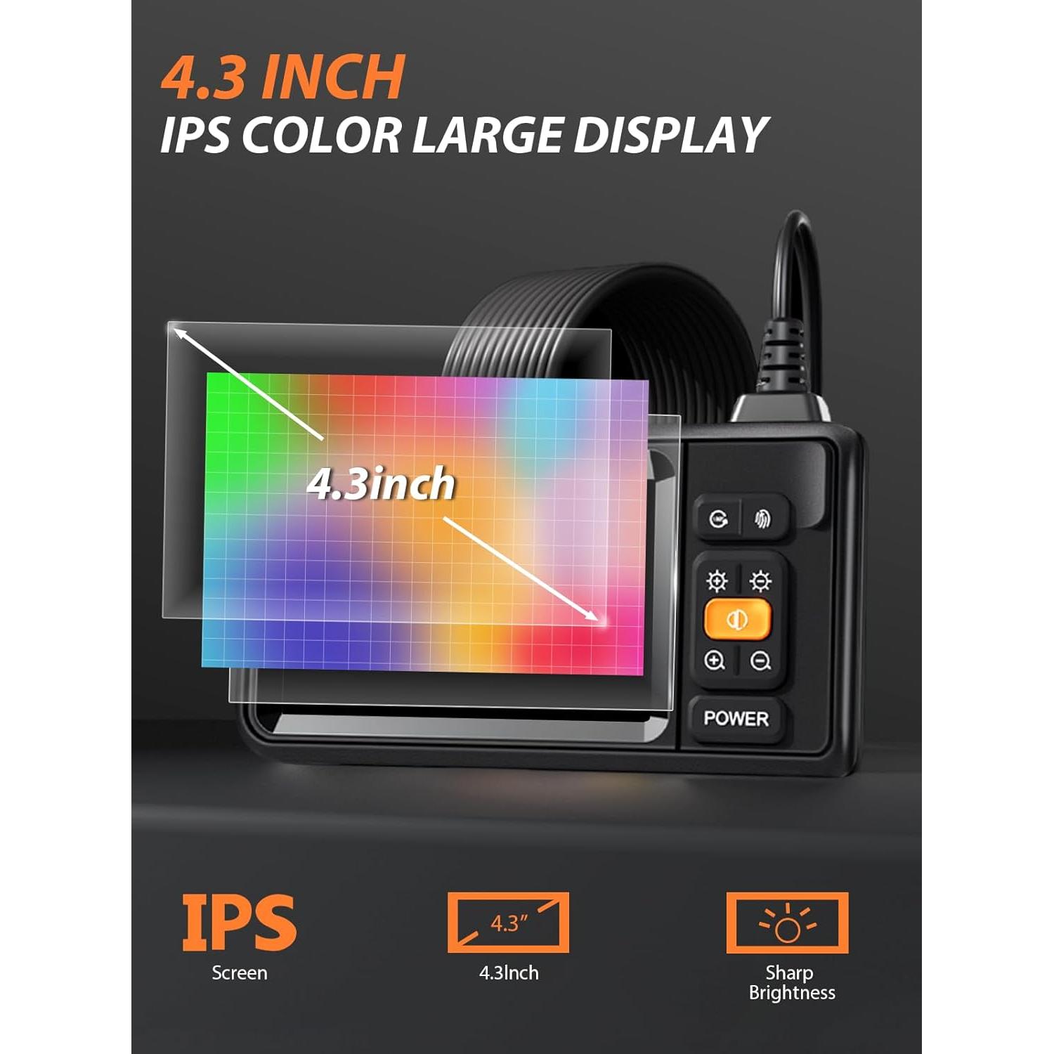 Cámara Endoscópica Vorth C33 Doble Lente 5m IP67 1080P