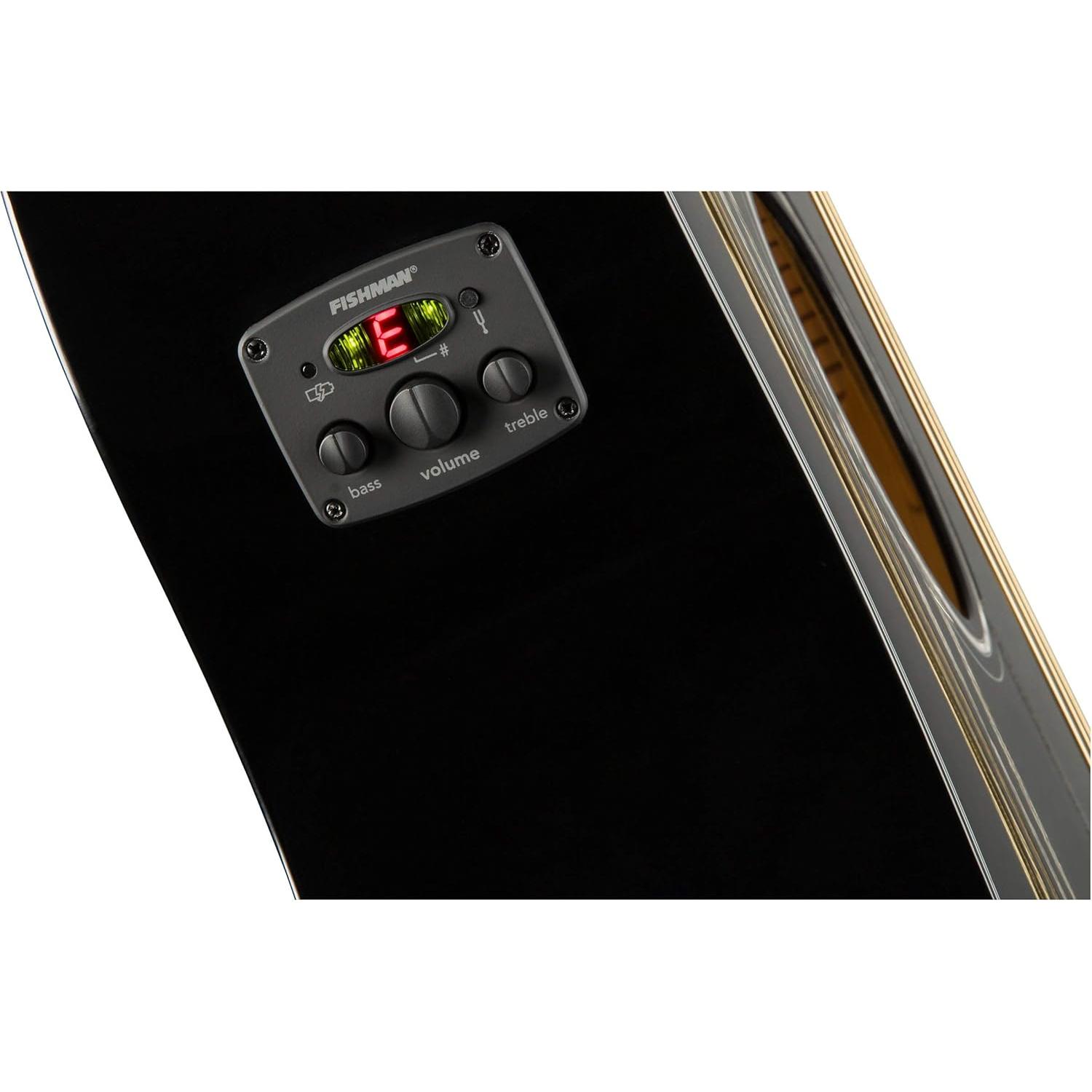 Guitarra Acústica-Eléctrica Fender CD-60SCE Negra con Accesorios