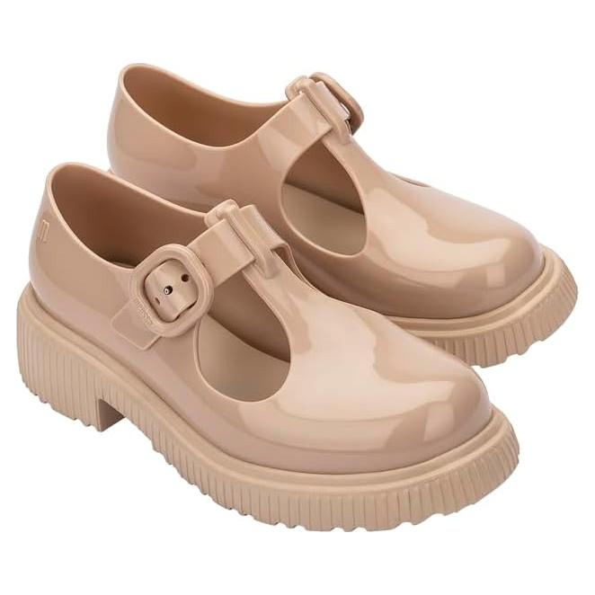 Zapatos Mini Melissa Jackie Niñas T.11 Glitter Beige