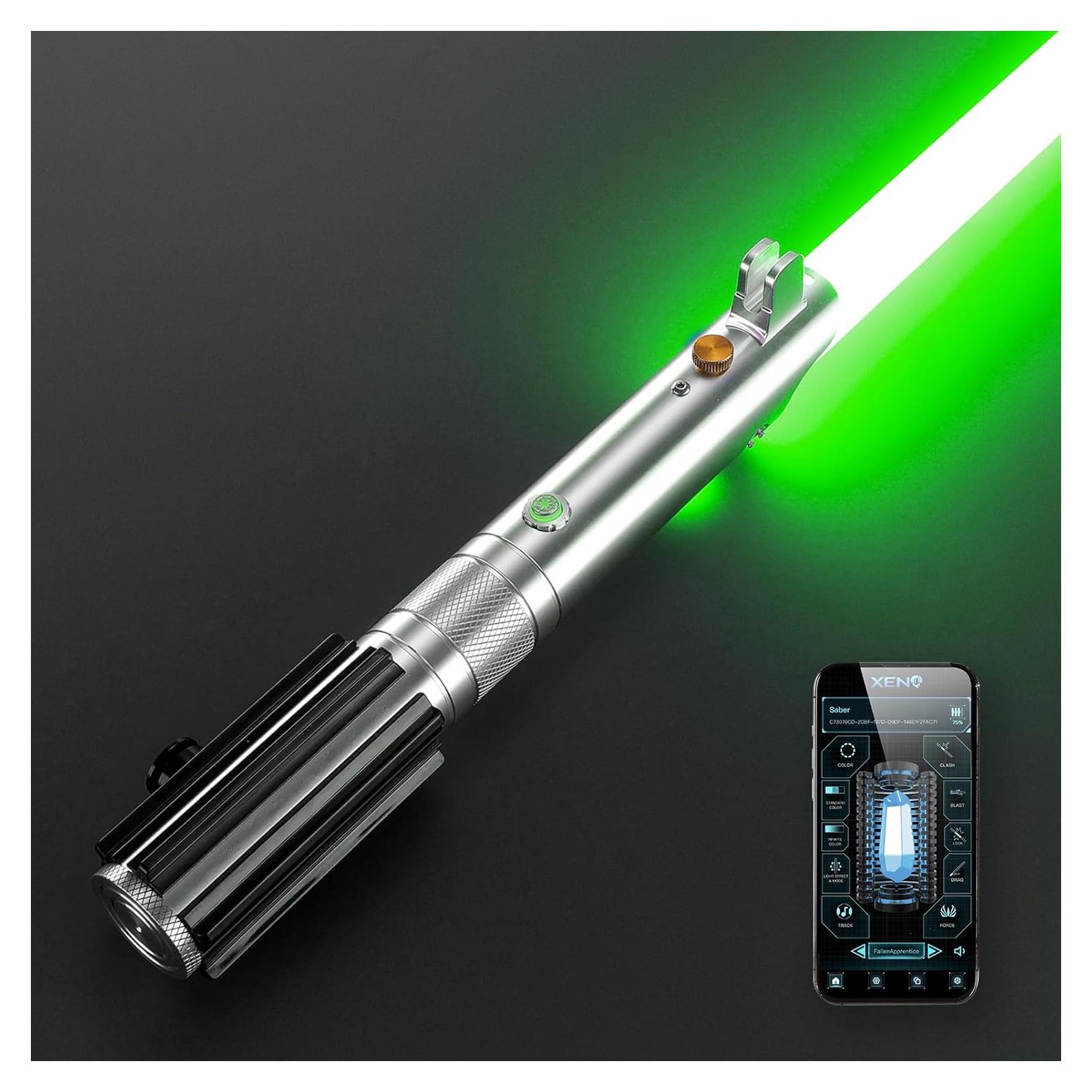 Sable de Luz DAMIENSABER RGB V3 91.44 cm Mango Metal Recargable