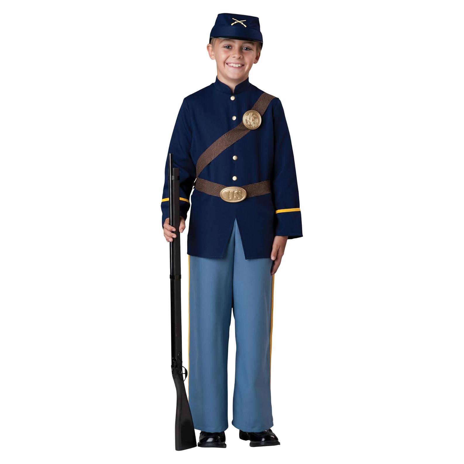 Disfraz de Soldado de la Guerra Civil InCharacter 8 años