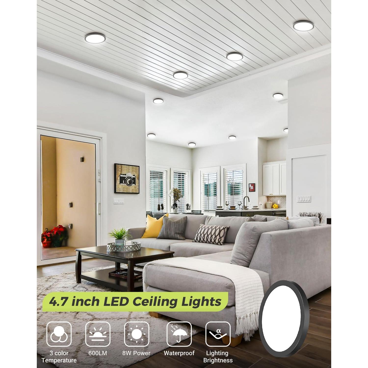 Lámpara de Techo LED Empotrada Hepside 15W 3000K/4000K/6000K