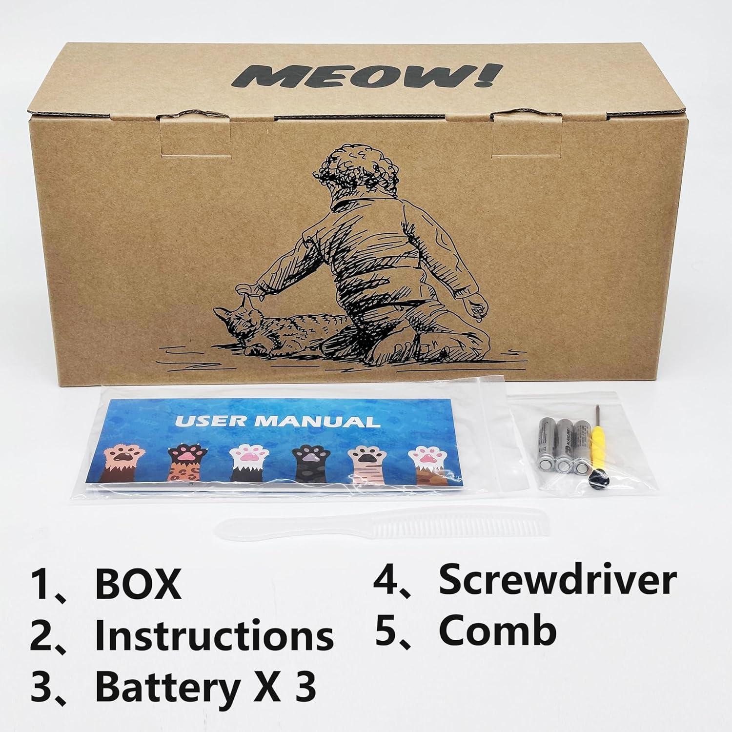 Gato de Peluche Interactivo FLUFFYFUN RAC01 38cm Blanco