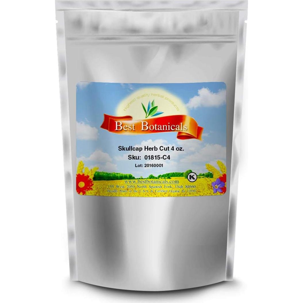 Hierba de Escutelario Cortada 113.4 g Mejor Botánicos - Orgánica