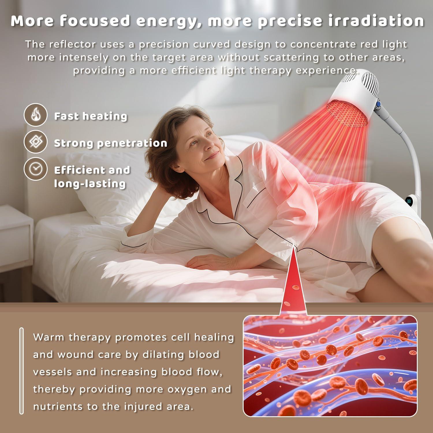 Terapia de Luz Roja Infrarroja FOSHAN 750nm-2500nm Alivio Dolor