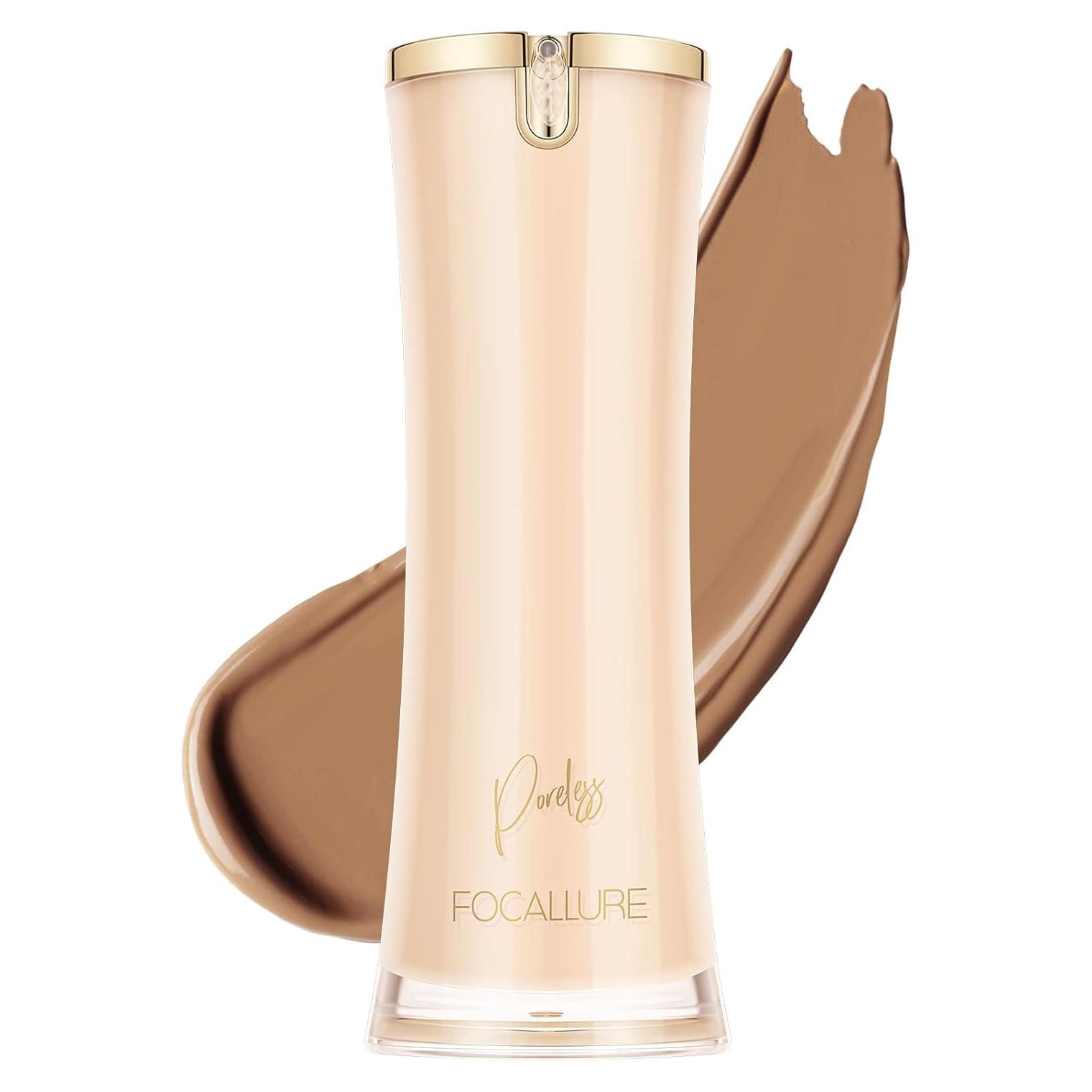 Base Perfecta FOCALLURE Maquillaje Líquido YL31 Canela 150g